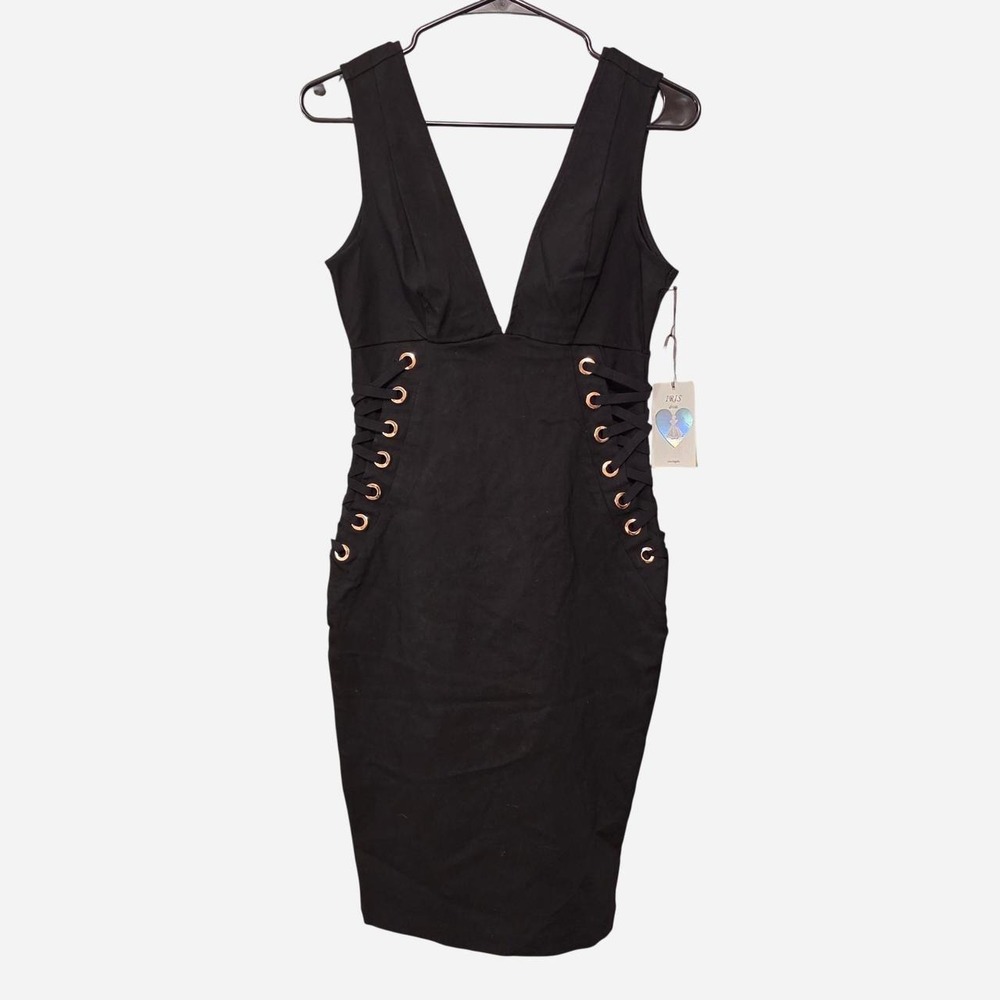 Brand new (NWT) IRIS Dress Los Angeles women's lace up body contour dress